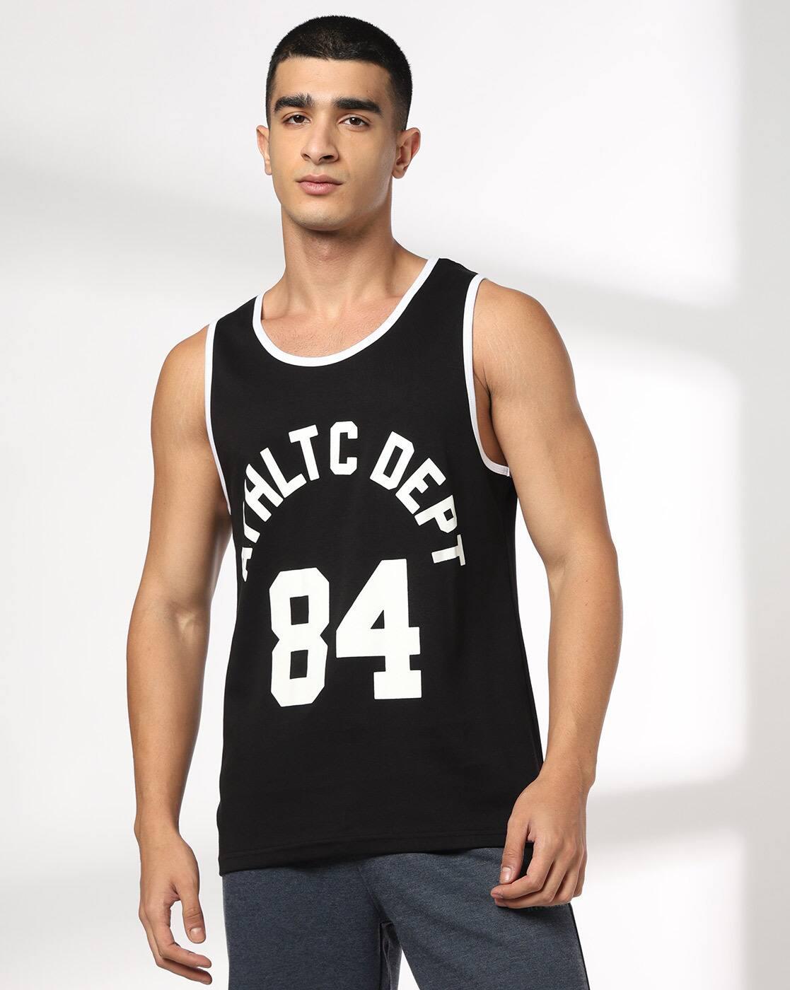 Teamspirit | Men Typographic Print Regular Fit Crew-Neck T-Shirt|0