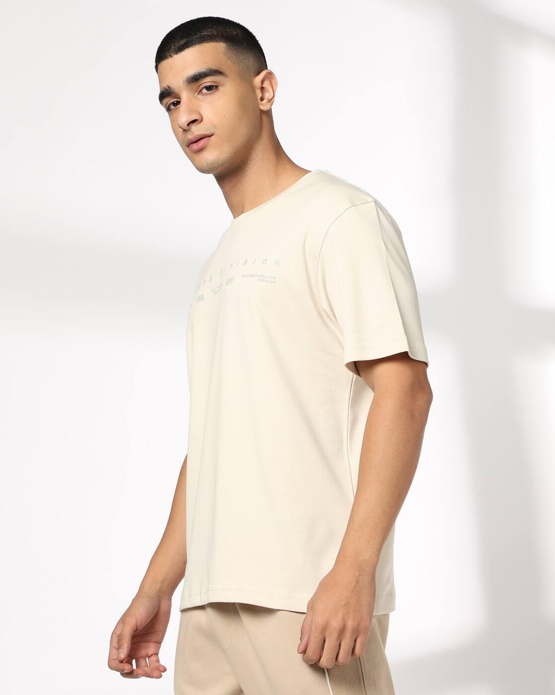 Teamspirit | Men Printed Regular Fit Crew-Neck T-Shirt|1