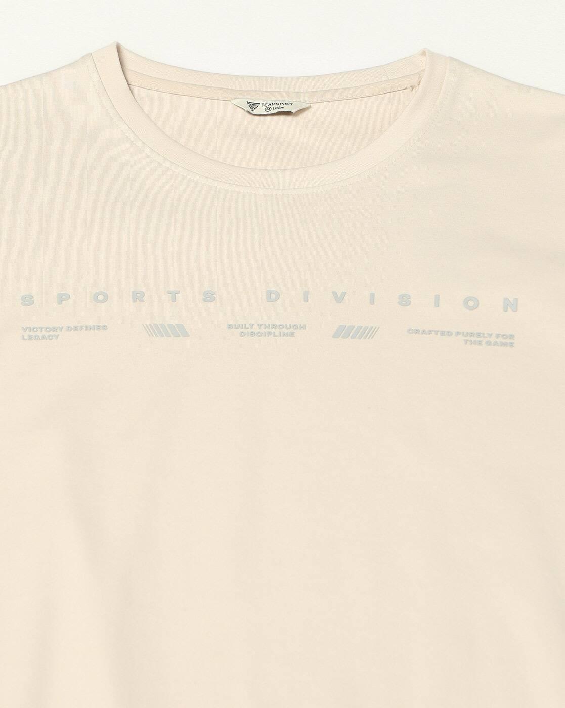 Teamspirit | Men Printed Regular Fit Crew-Neck T-Shirt|4
