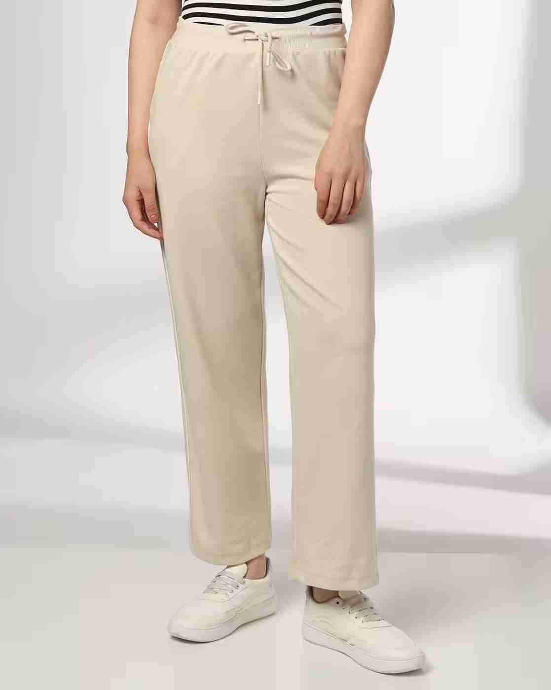 Teamspirit | Women Straight Track Pants with Drawstring Waist|0