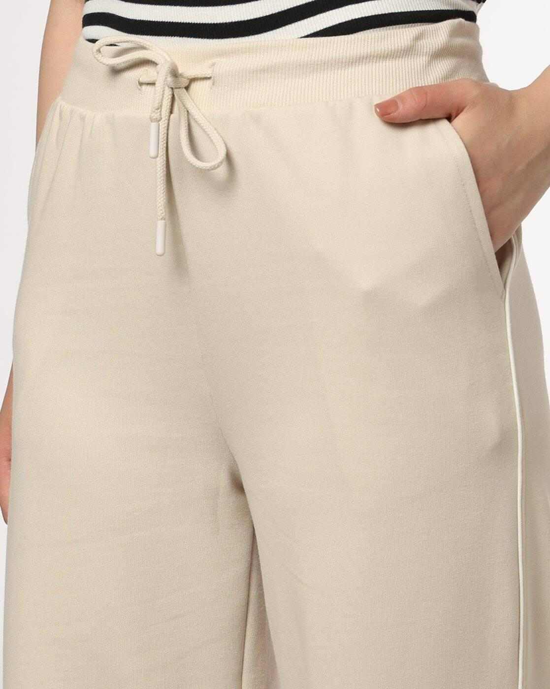 Teamspirit | Women Straight Track Pants with Drawstring Waist|3