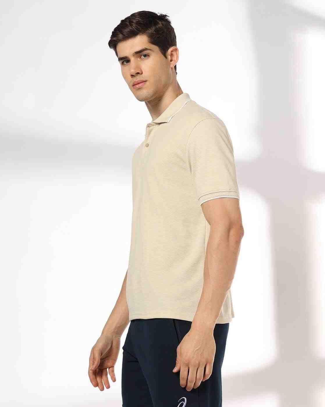 Teamspirit | Men Core Patterned Tipping Collar Polo T-Shirt|1