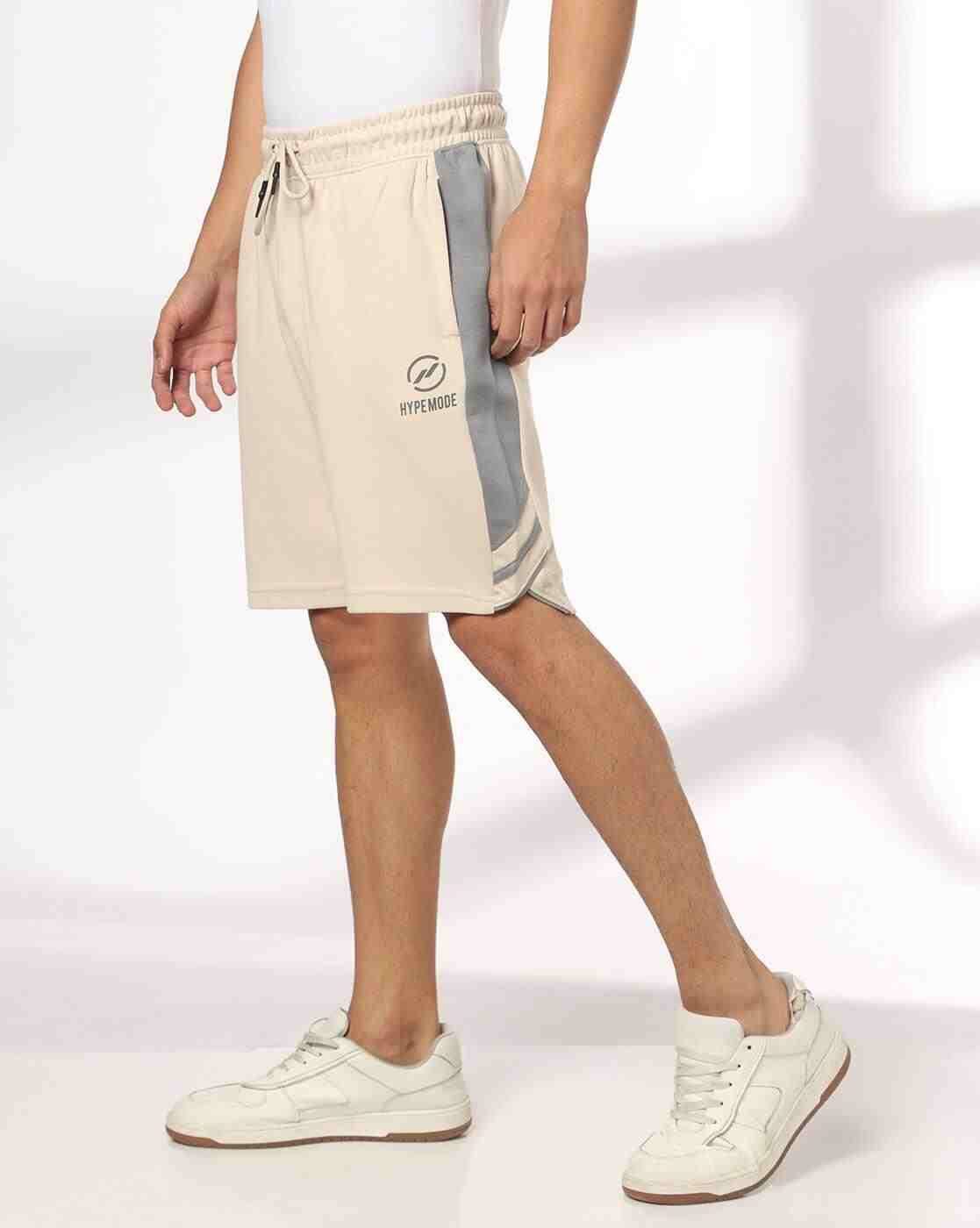 Teamspirit | Men Patterned Multi Panel Regular Fit Sport Shorts|1
