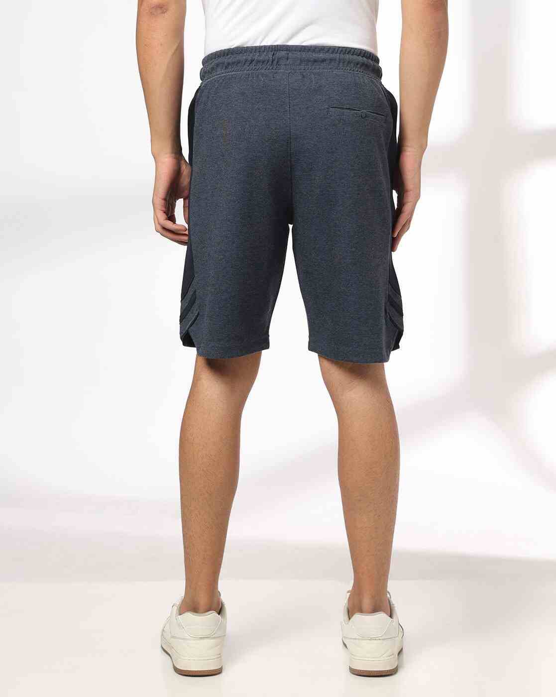 Teamspirit | Men Patterned Multi Panel Regular Fit Sport Shorts|2