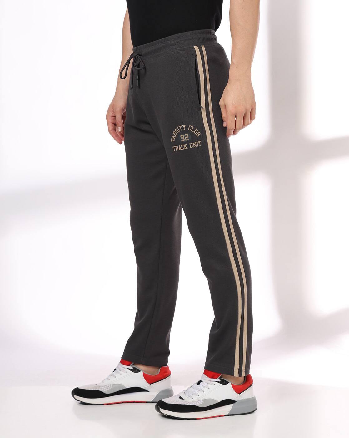 Teamspirit | Men Straight Track Pants with Contrast Tipping|1