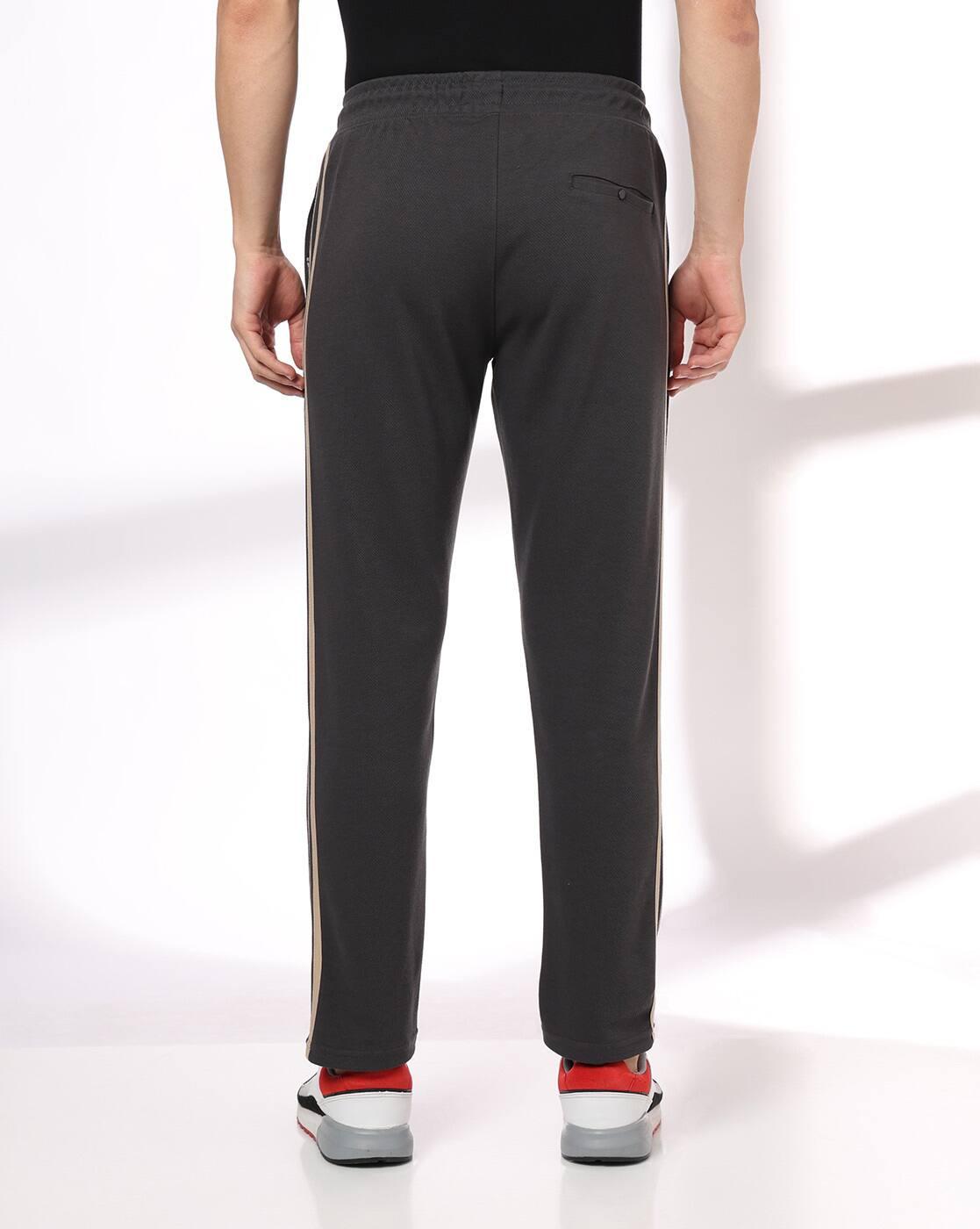 Teamspirit | Men Straight Track Pants with Contrast Tipping|2