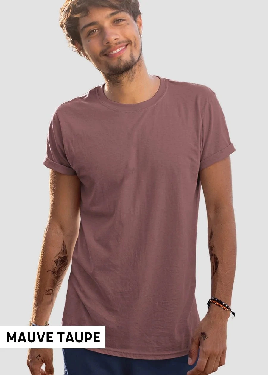 Solid Half Sleeve T-Shirt Men's Combo - Pack of 4