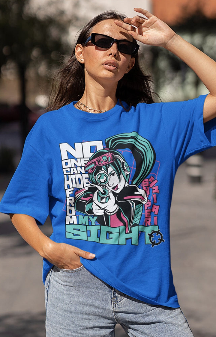 PRONK | My Sight Women's Oversized Printed T-Shirt