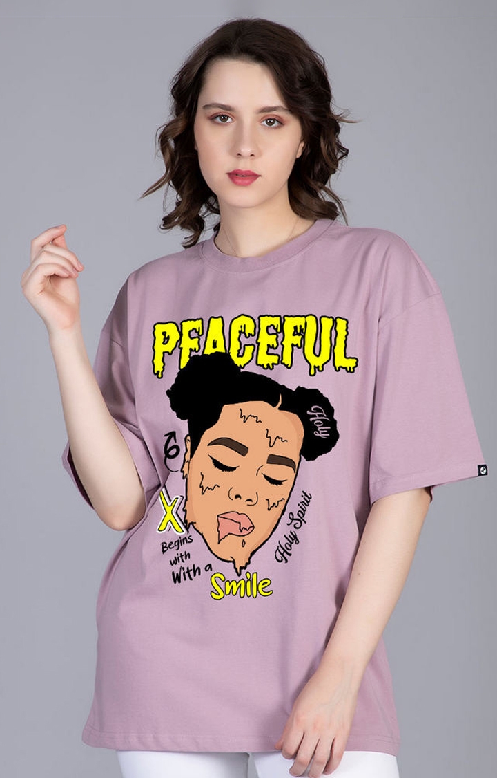 Peaceful Women's Oversized T-Shirt