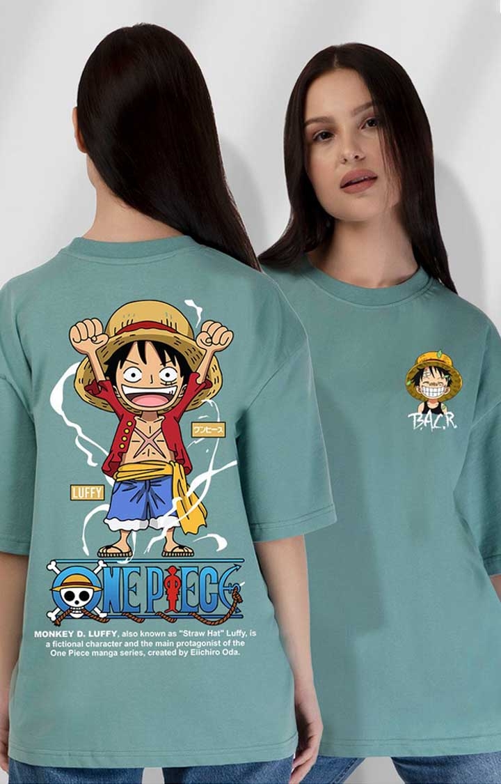 Luffy One Piece Women's Oversized T Shirt