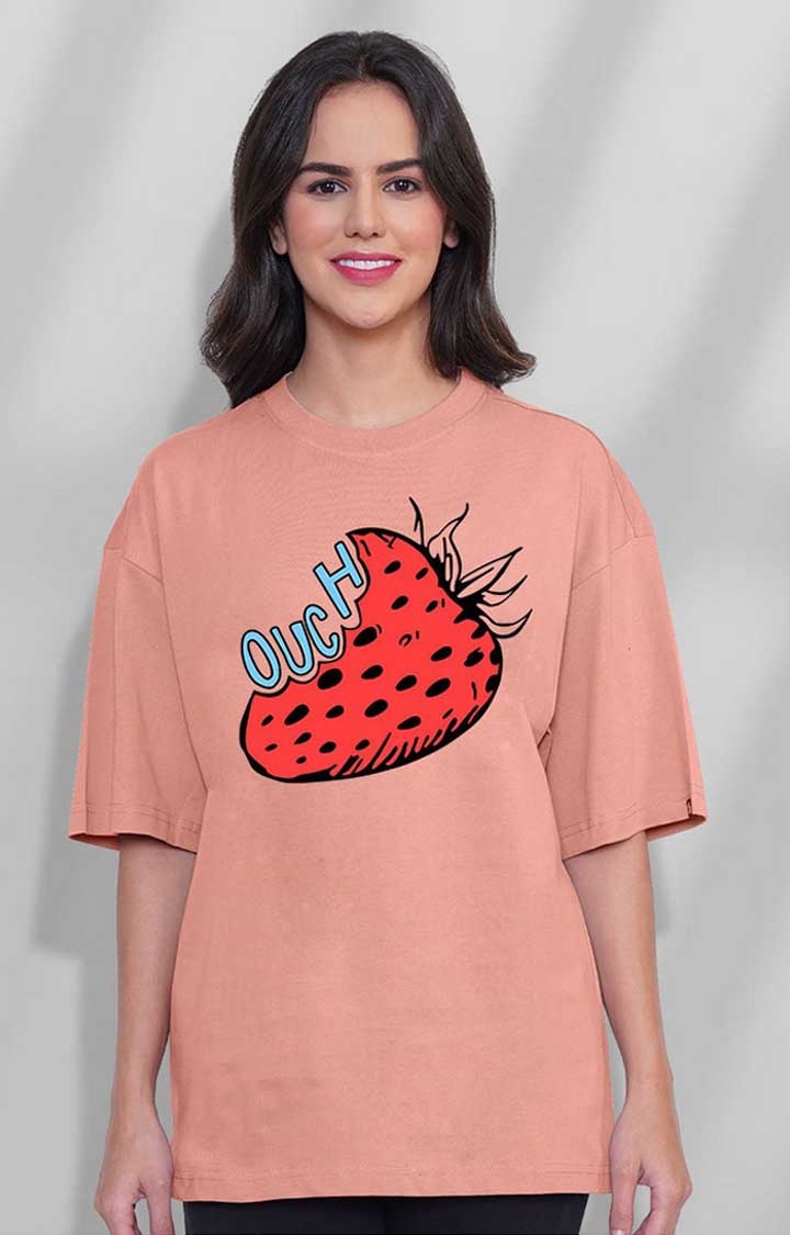 Ouch Berry Women's Oversized T Shirt