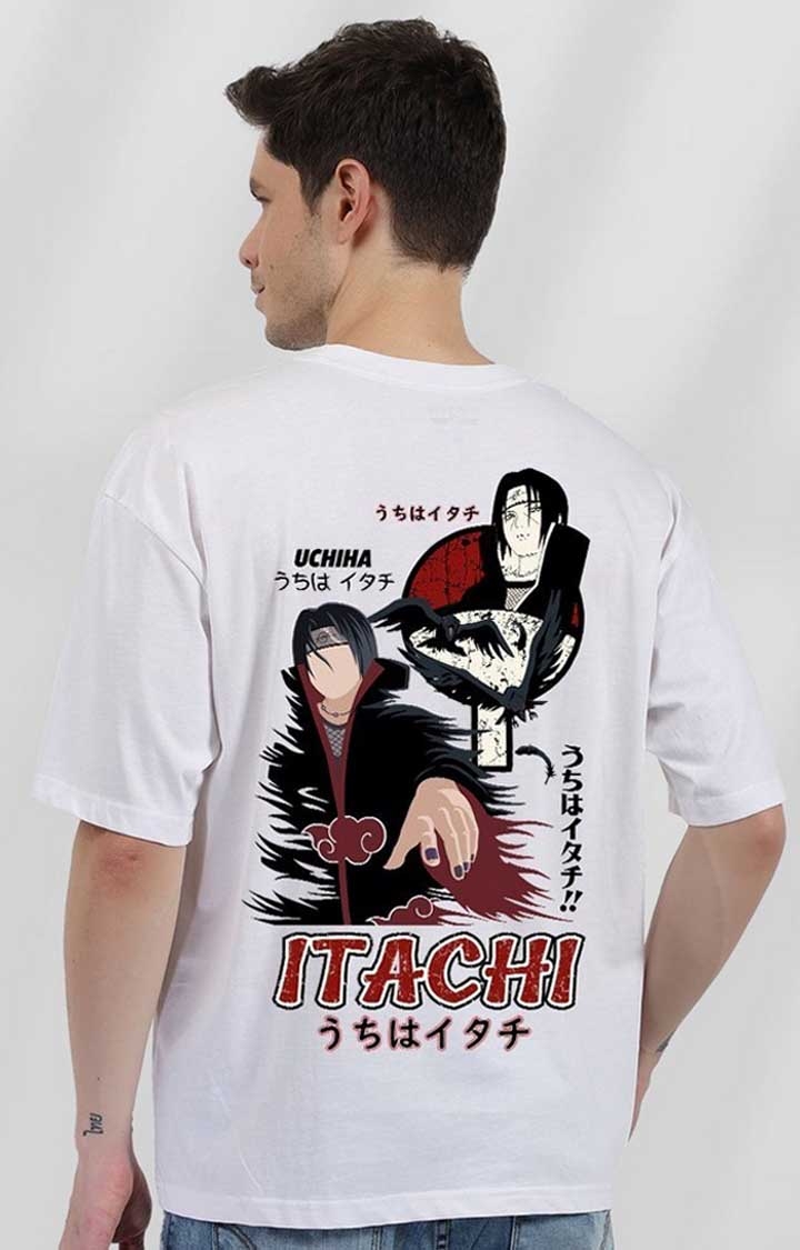 Uchiha Itachi Men's Oversized Printed T Shirt