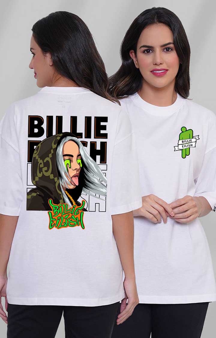 Billie Ellish Women's Oversized T Shirt