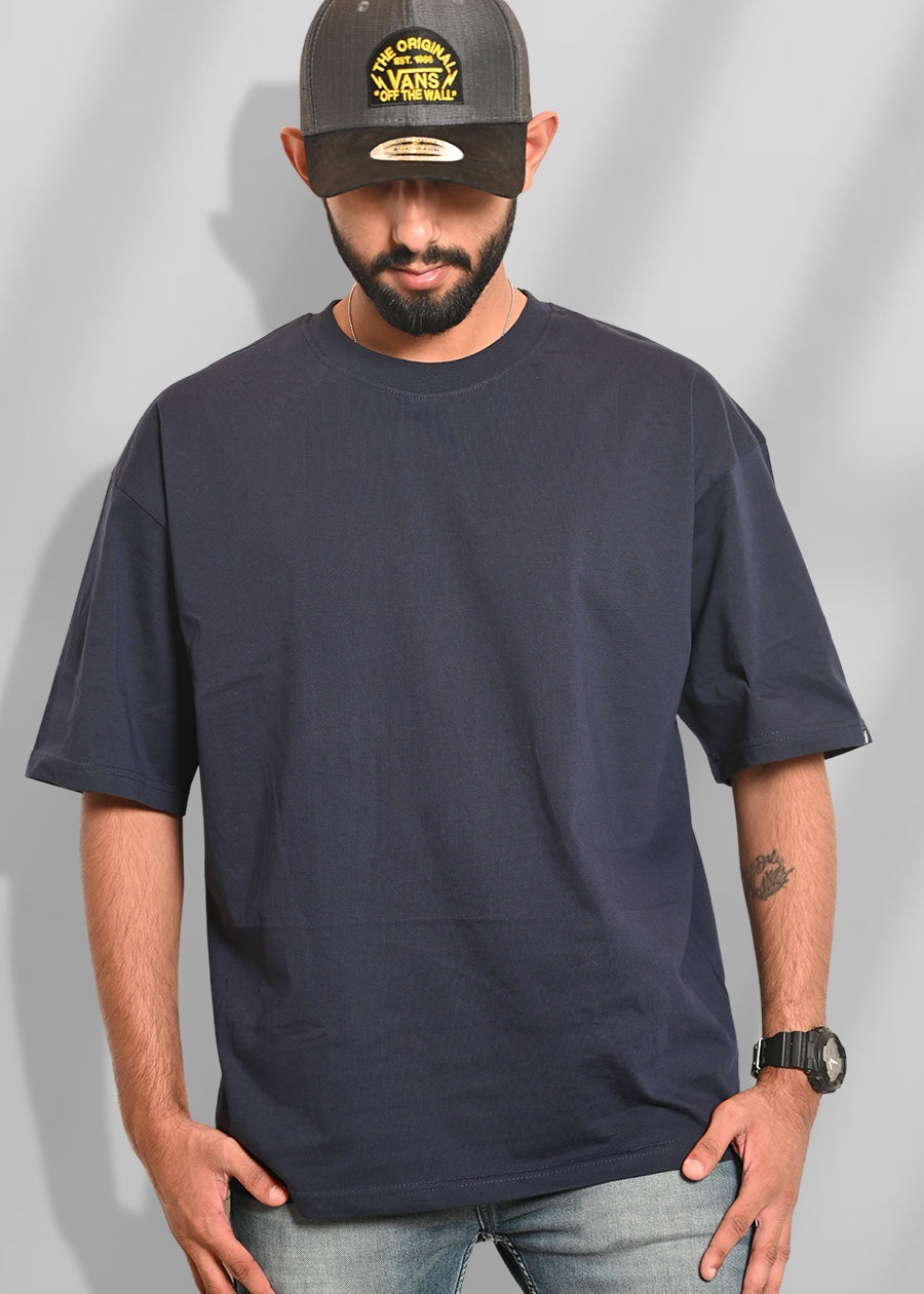 Solid Men's Oversized T-Shirts Combo - Pack of 4