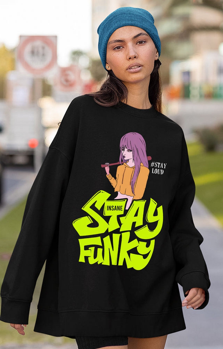 PRONK | Women Stay Funky Sweatshirt