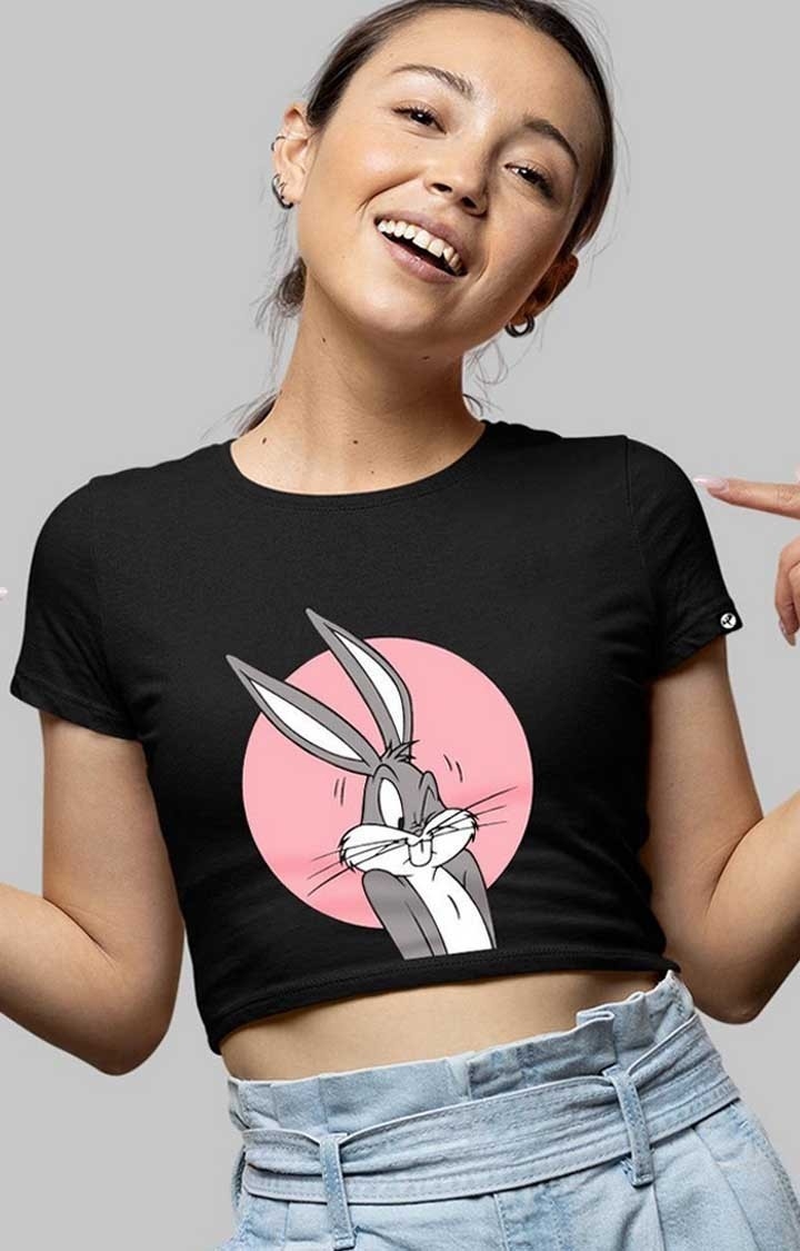PRONK | Women's Bugs Bunny  Crop T-shirt