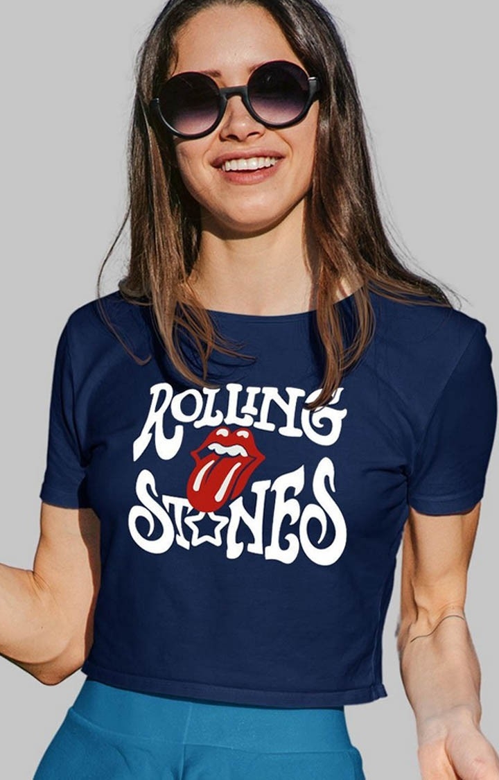 PRONK | Women's Rolling Stones Crop T-shirt