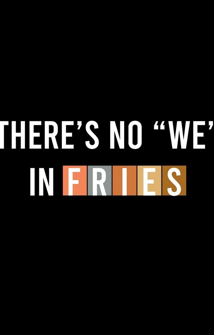 No We In Fries Women's Half Sleeve T Shirt