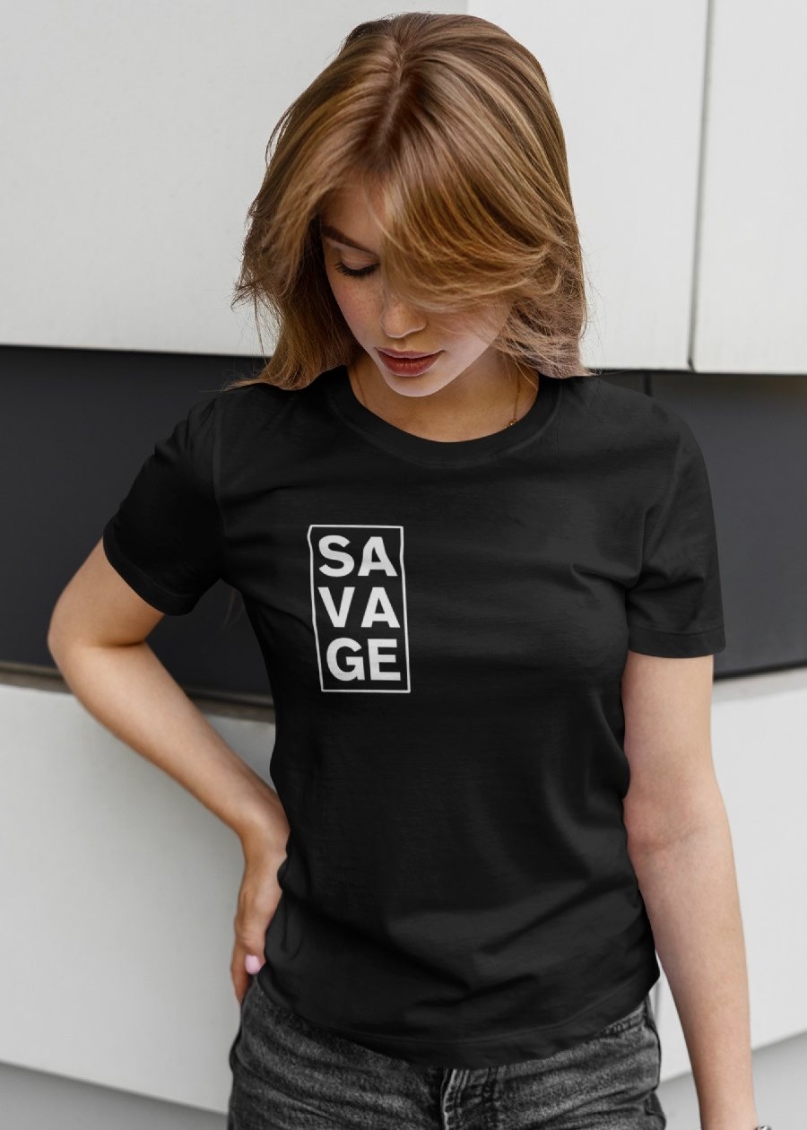 PRONK | Savage Women's Half Sleeve T Shirt
