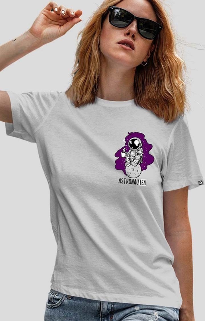 PRONK | Astronautea Women's Half Sleeve T Shirt