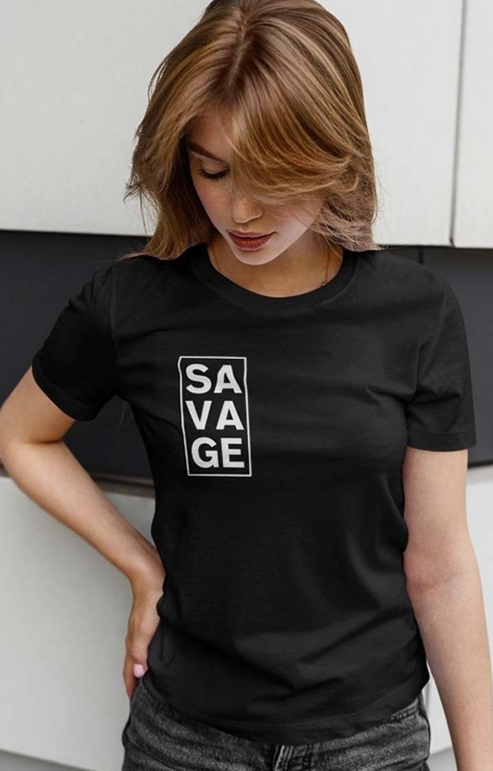 Savage Women's Half Sleeve T Shirt