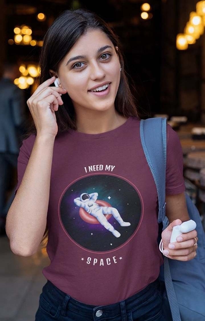 PRONK | Women's I Need My Space Regular T-Shirts