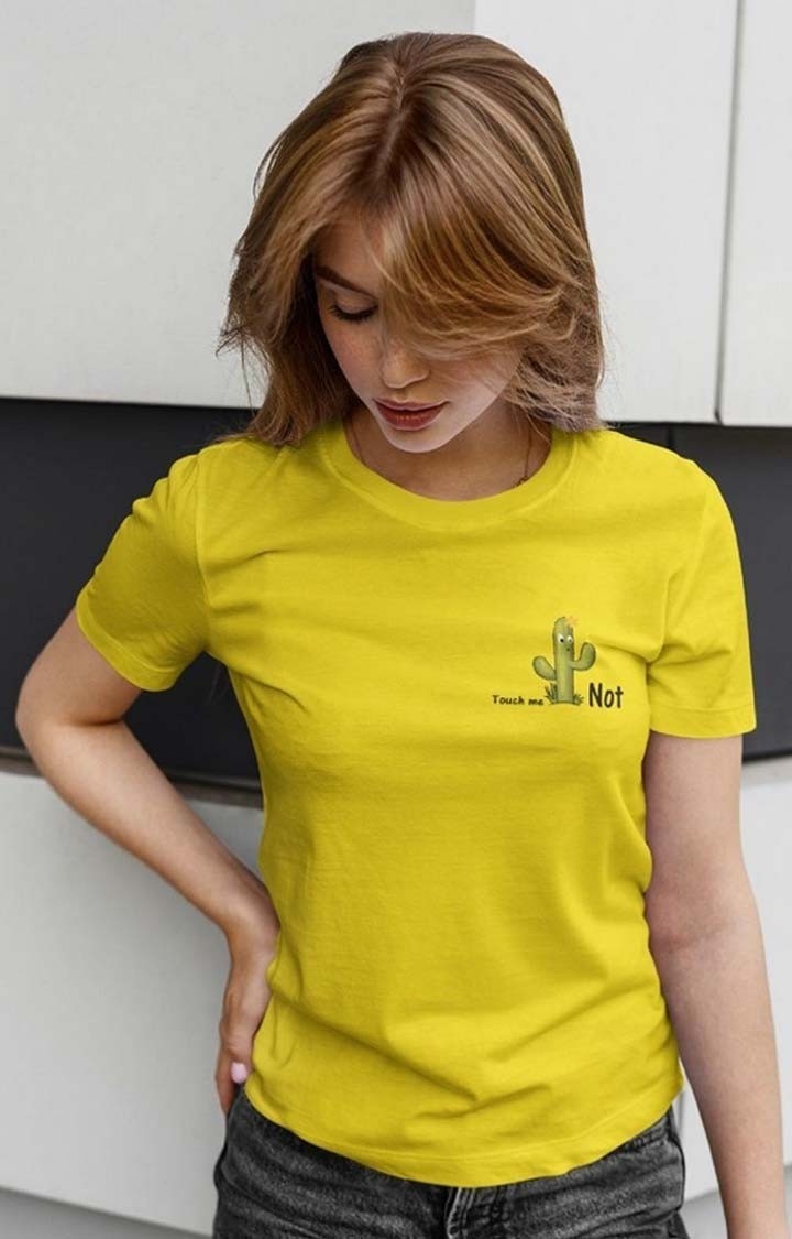 PRONK | Touch Me Not Women's Half Sleeve T Shirt