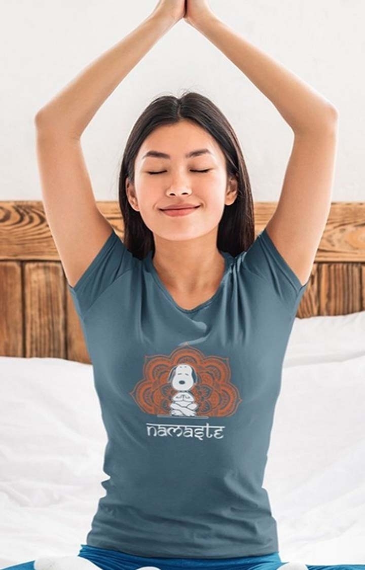 Namaste Women's Half Sleeve T Shirt
