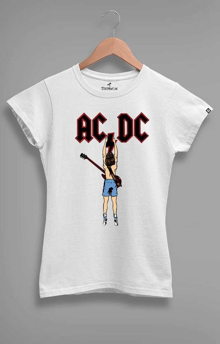 Ac Dc Women's Half Sleeve T Shirt 2