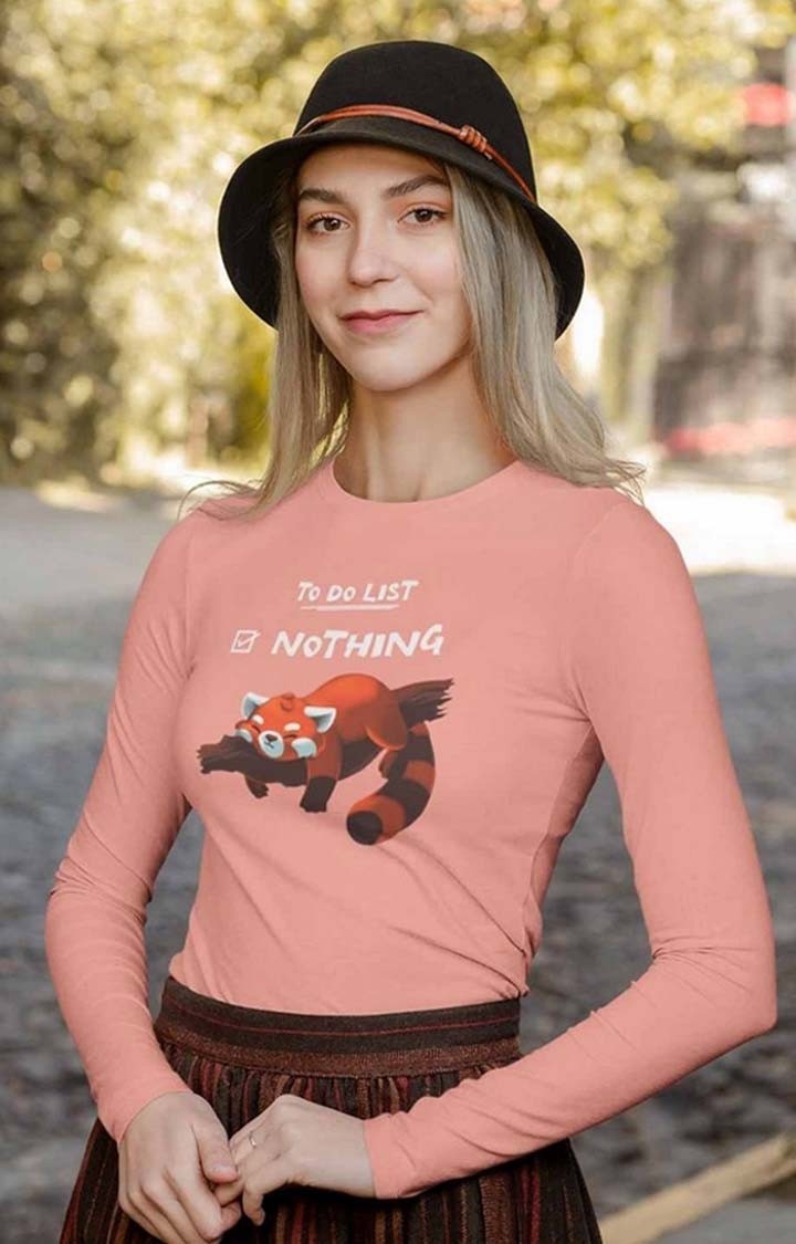 PRONK | To Do List Nothing Women's Full Sleeve T Shirt