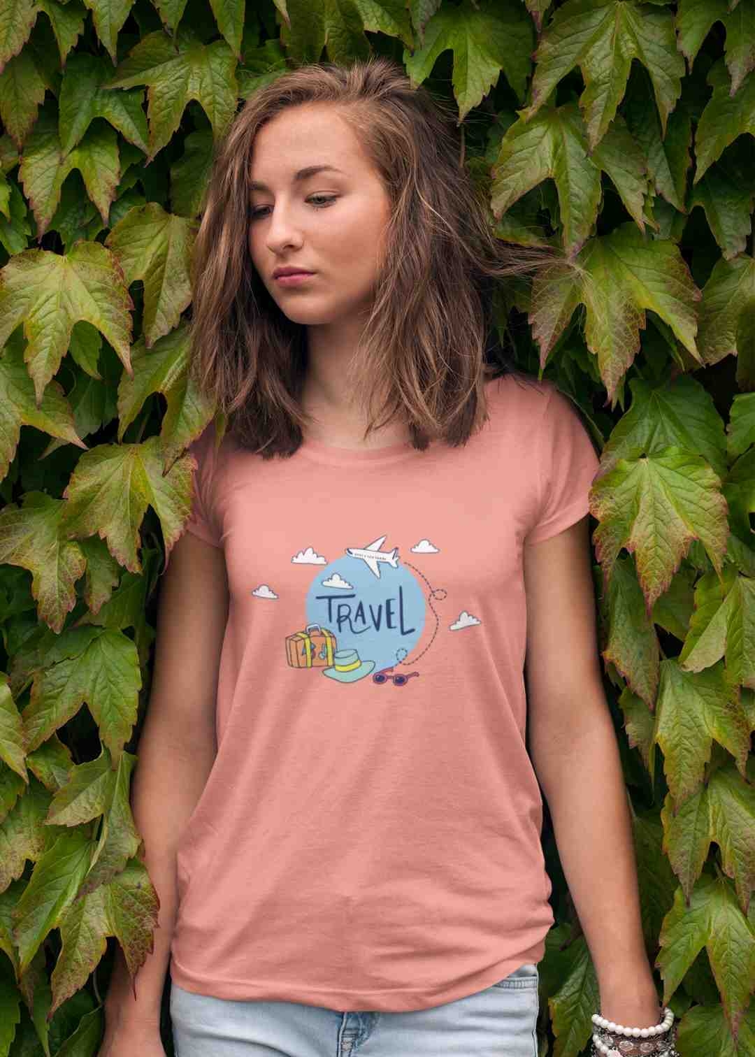 PRONK | Travel World Women's Half Sleeve T Shirt