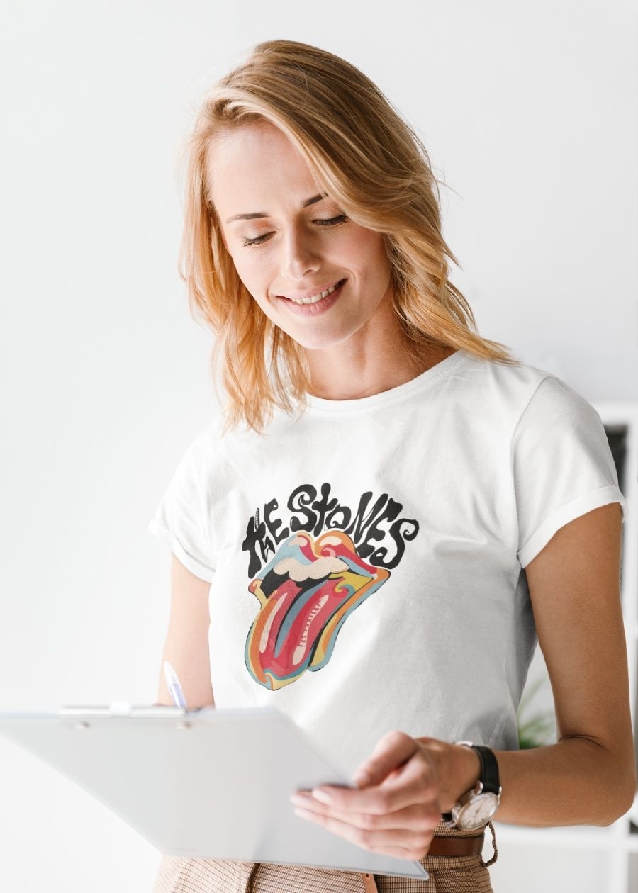 The Rolling Stones Women's Half Sleeve T Shirt