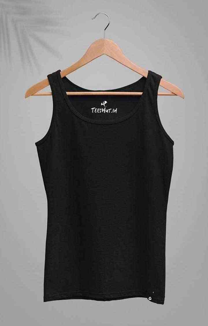 Solid Black Women's Tank Top