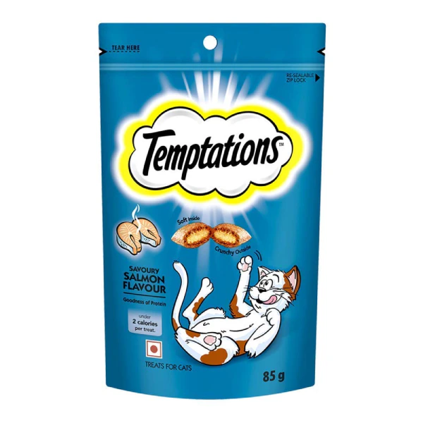 Temptations Savoury Salmon Flavour - 85 g - Pack of 1
