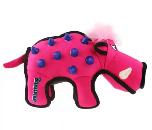 GiGwi Duraspikes Extra Durable Wild Bear Plus Dog Toy - Pink