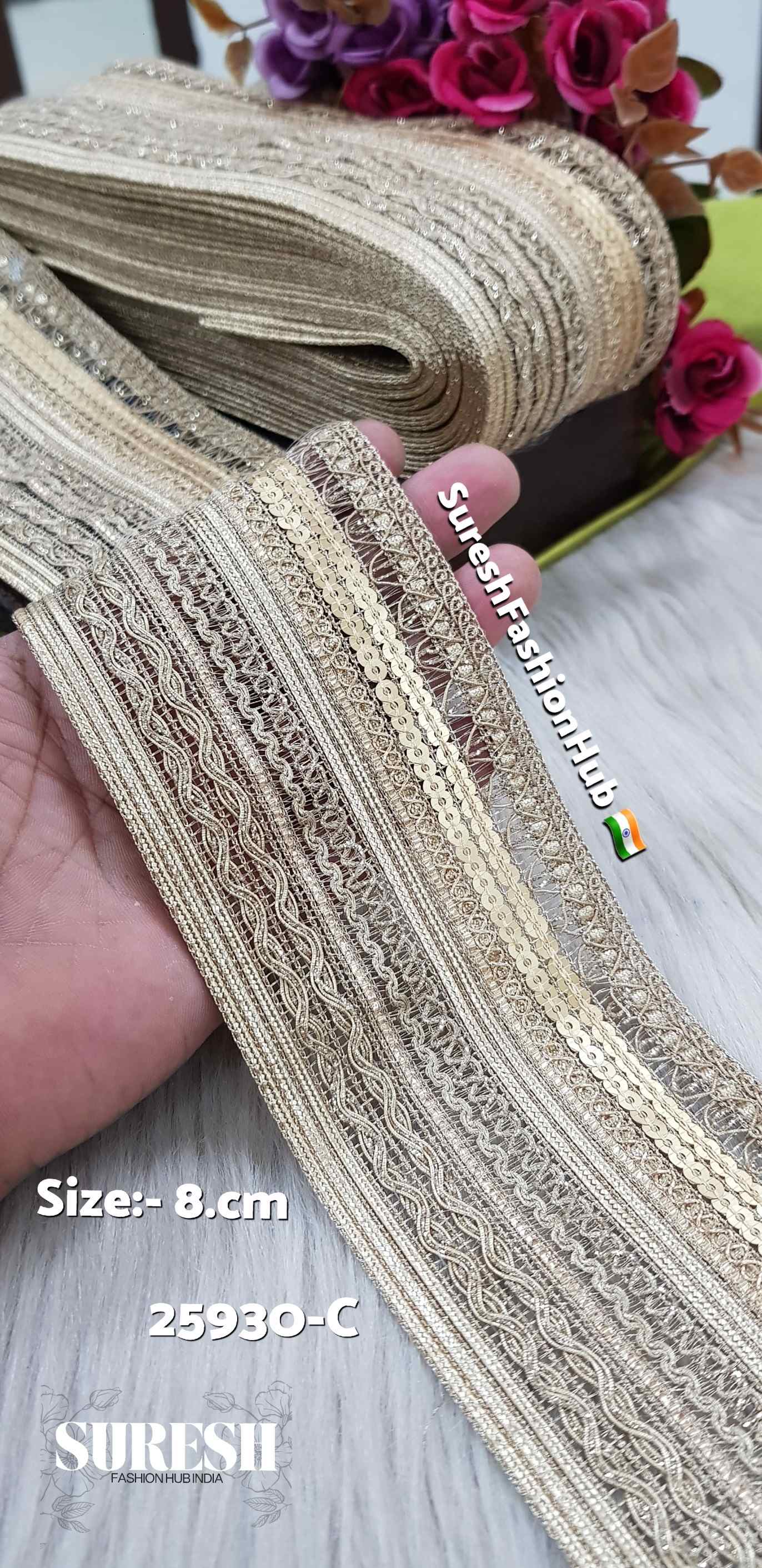Pearl Harmony Jhalar Lace – 25930-C