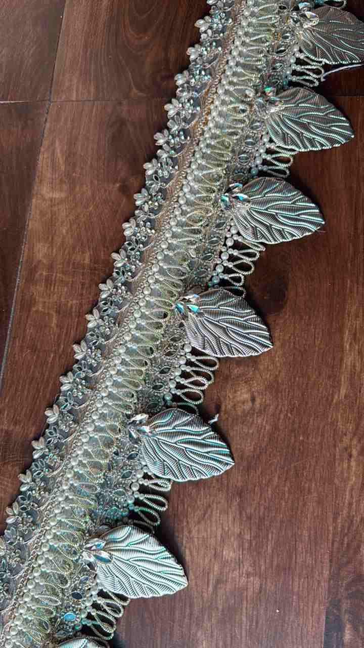 German Silver Leaf Shaped Bandarwal