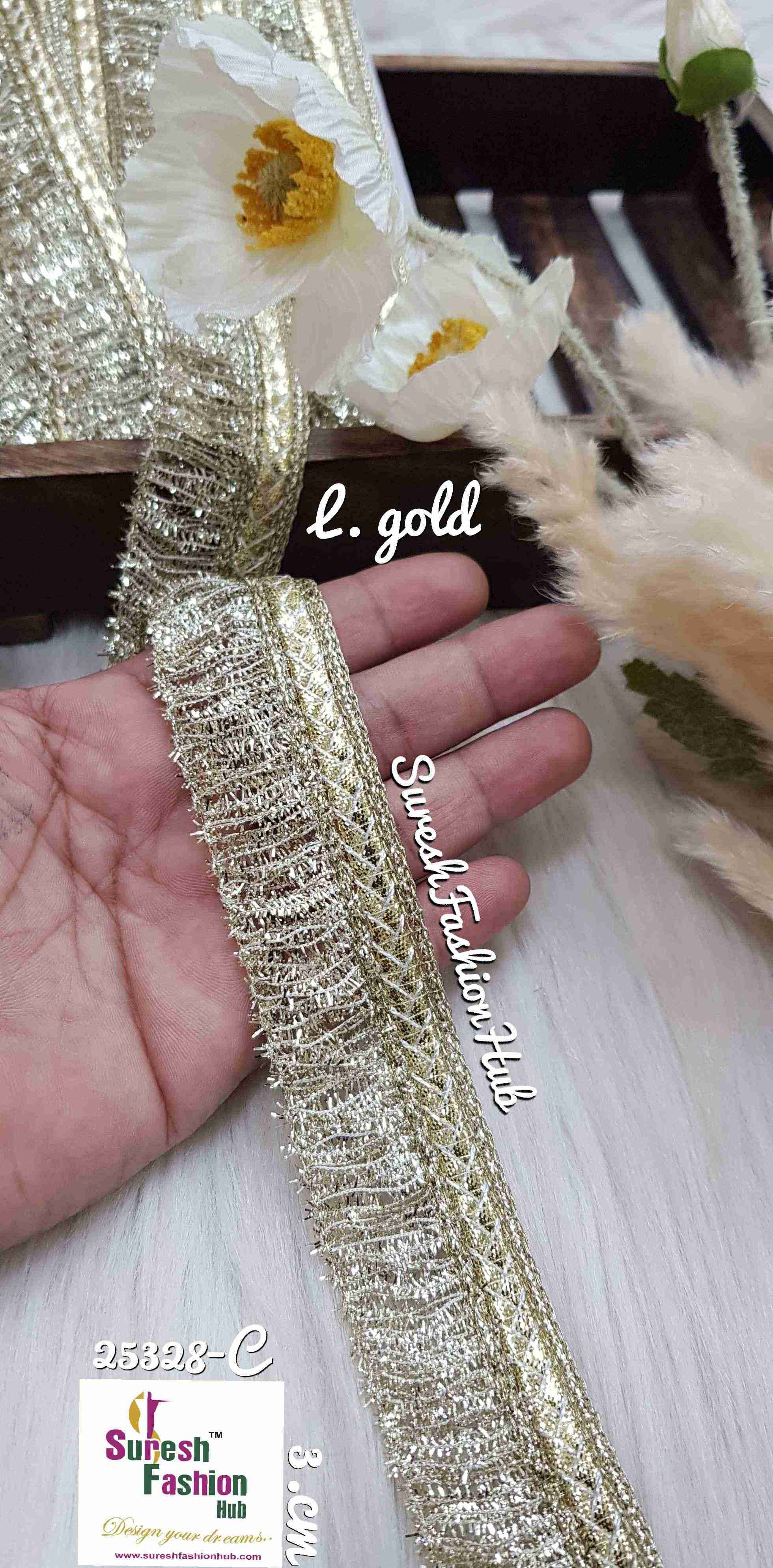 Light-Gold Fringe Glamour