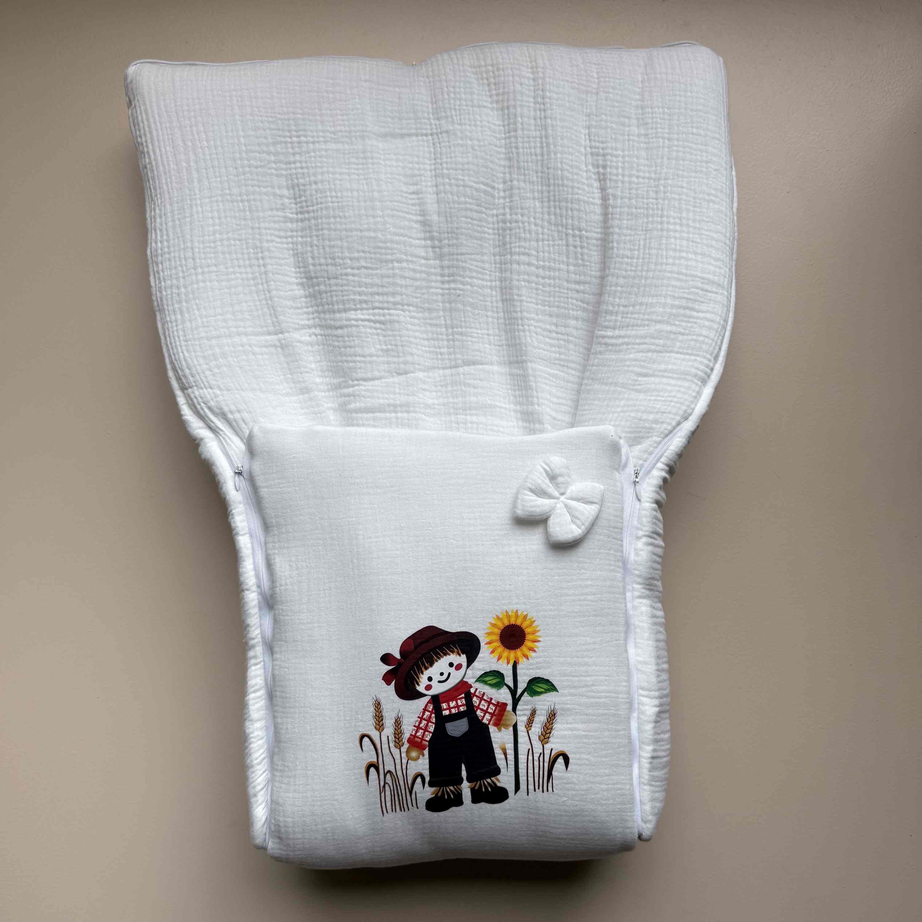 Sunflower Dreams Muslin Sleeping Bag