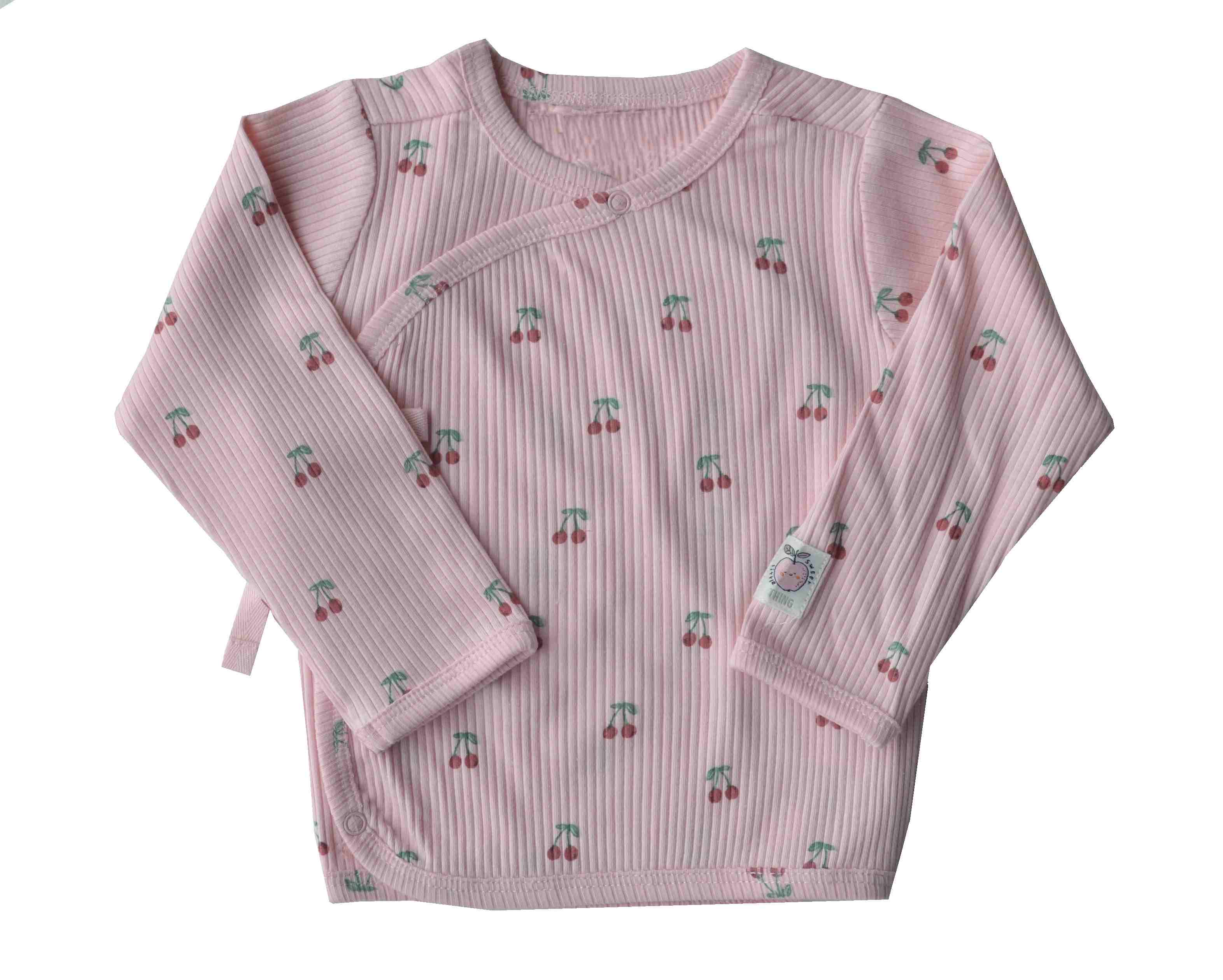 Baby's Jhabla/T-shirt with Full Sleeves,Color-Pink