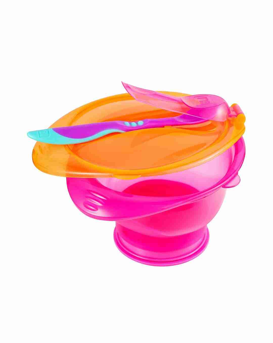 Mothercare | Twist and Lock Suction Bowl Set - Pink 0