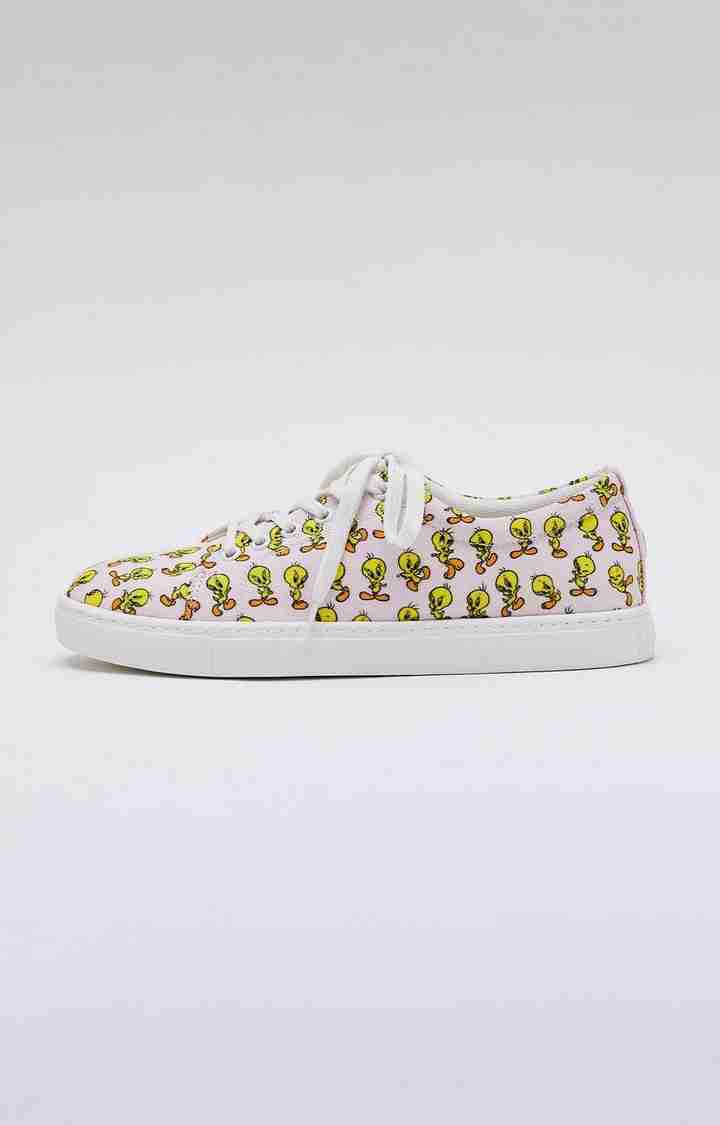 Women's Tweety: Pretty Pink Pink Casual Lace-ups