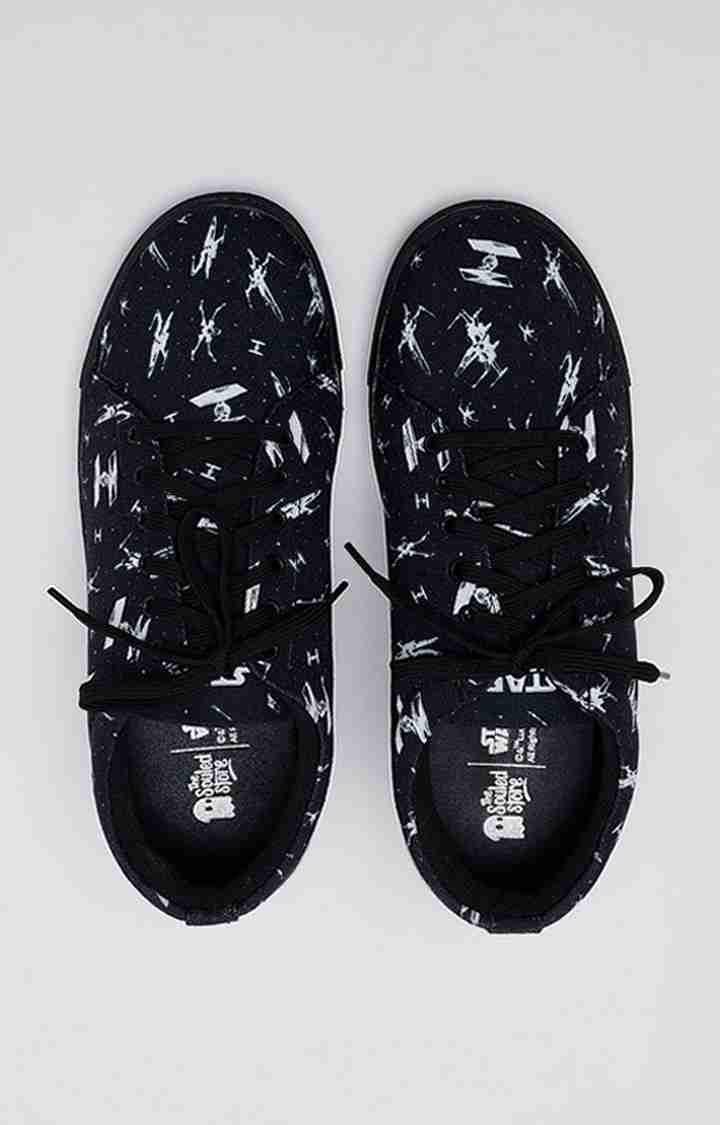 Men's Star Wars: Starcruisers Black Casual Lace-ups