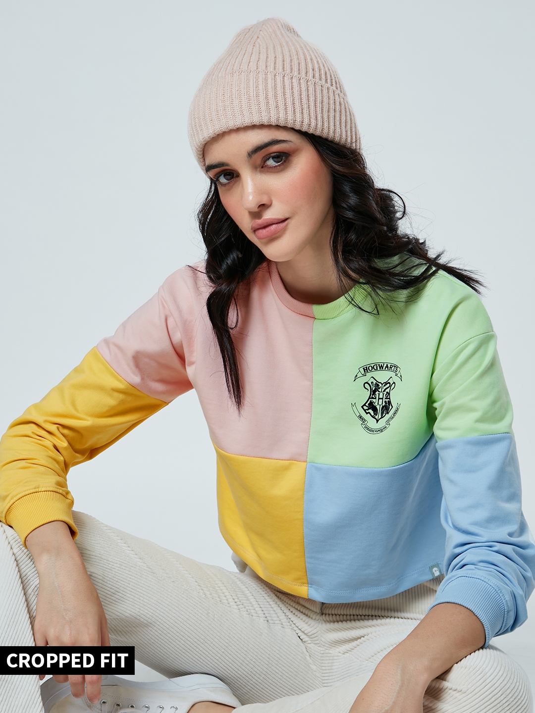 The Souled Store | Women's Harry Potter: House Colour Block Women's Sweatshirts