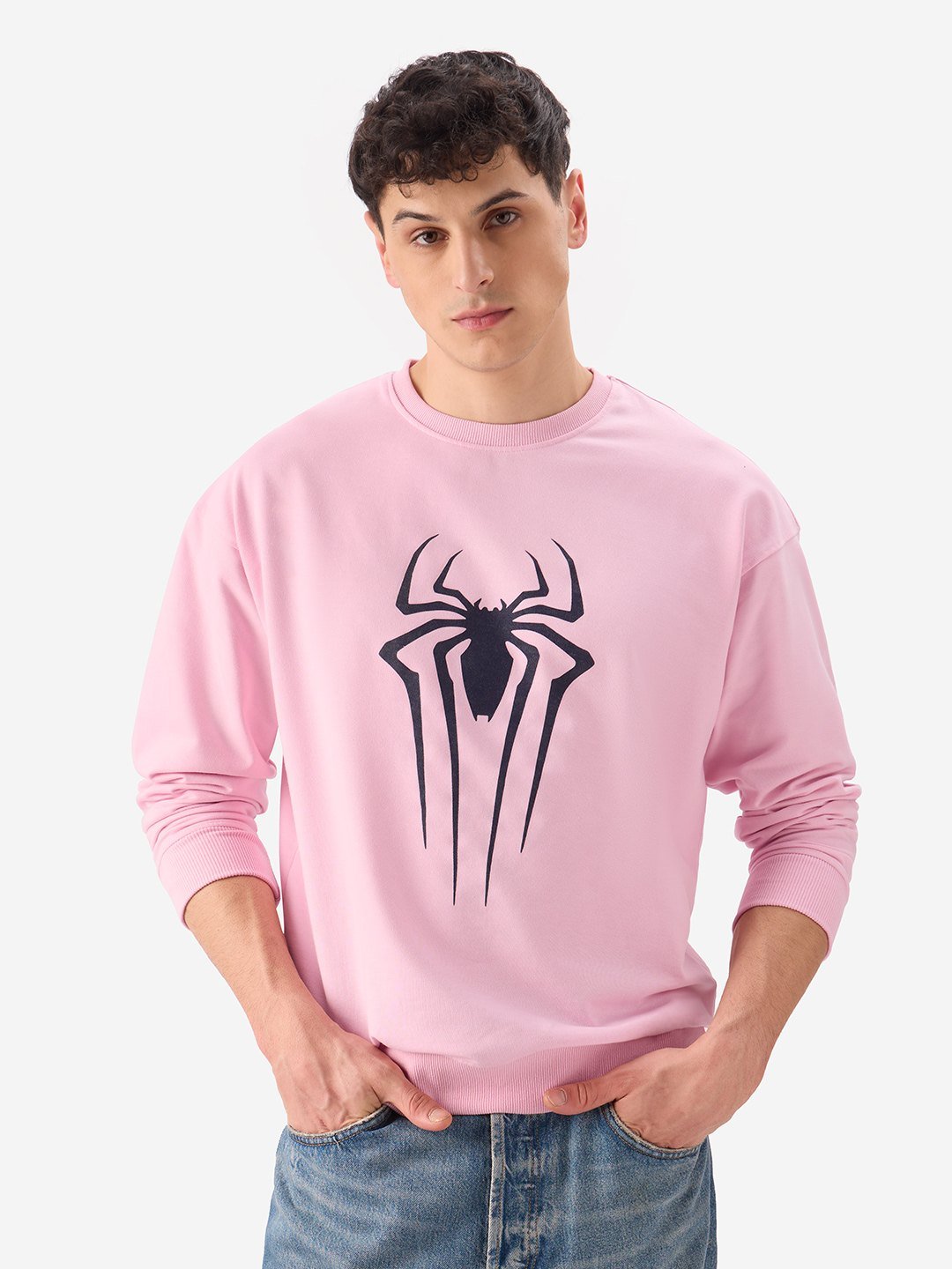 Men's Spider-Man: Spidey Sigil Men's Oversized Sweatshirts
