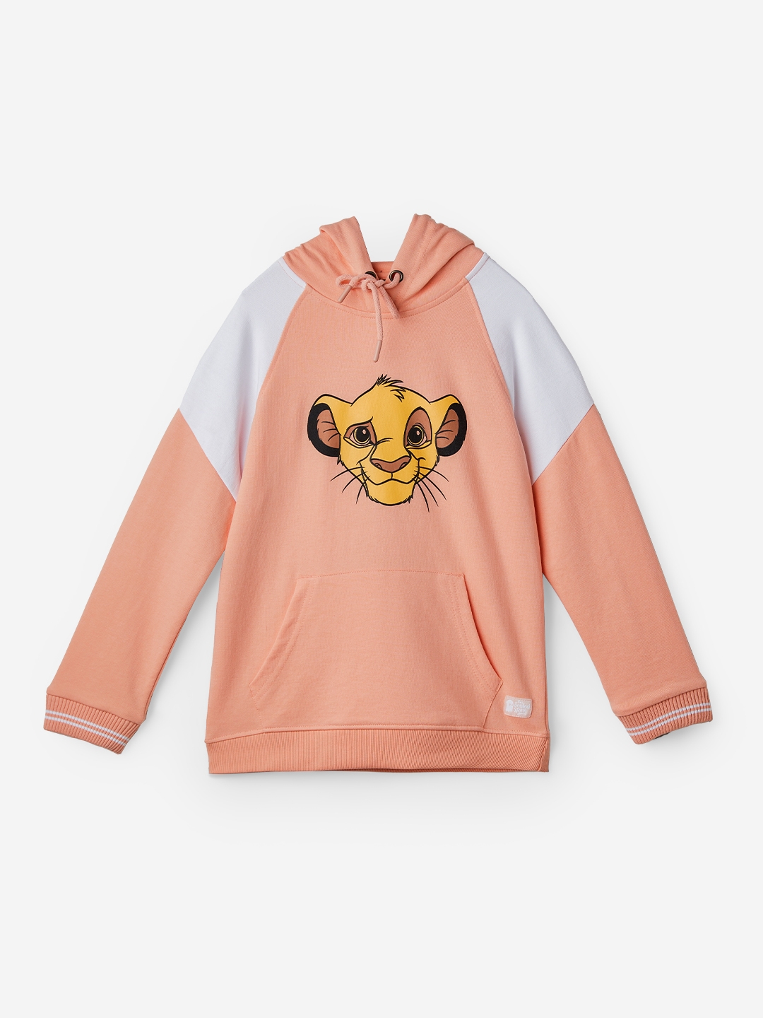 The Souled Store | Girls Lion King: Simba Girls Cotton Hoodie