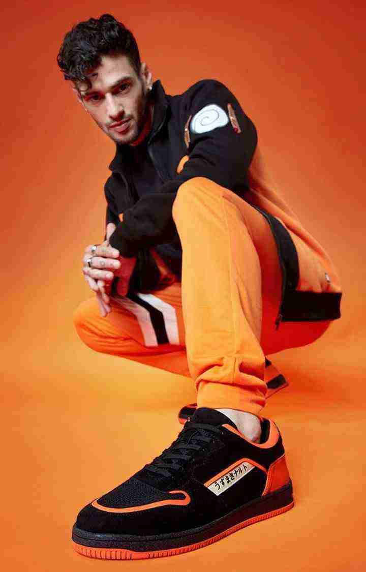 Men's Naruto: Signature Orange & Blue Sneakers
