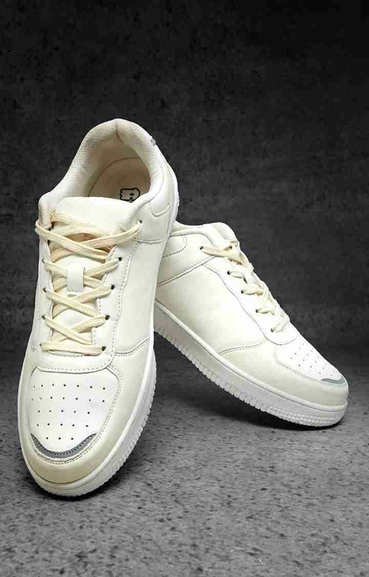 Men's White (Solar Activated) Sneakers