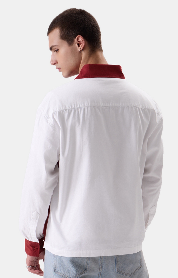 Red Men's Oversized Shirts