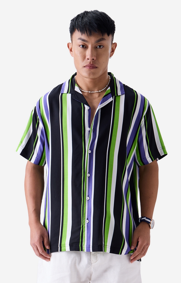 The Souled Store | Men's Stripes Summer Arcadia Holiday Shirts